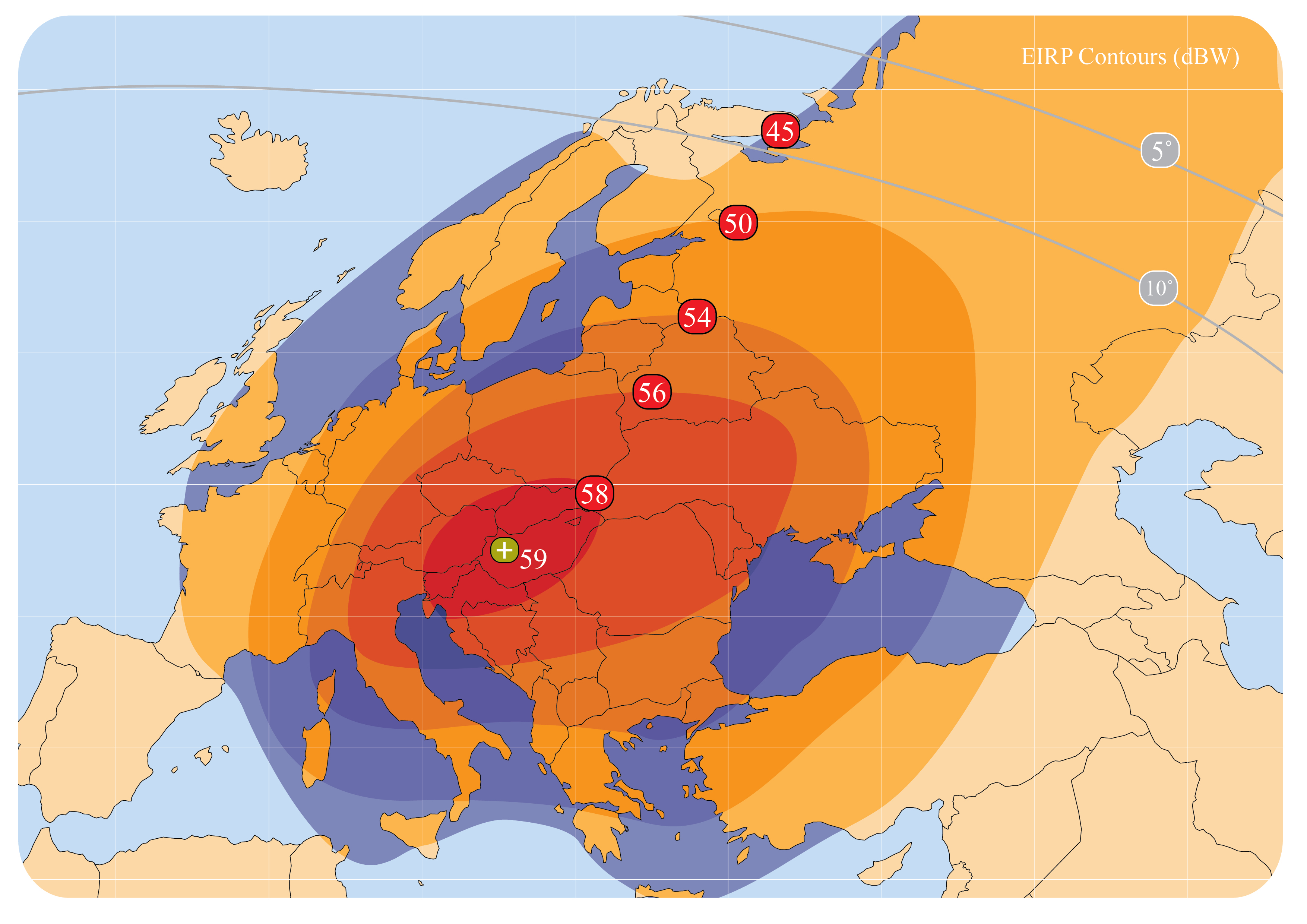 AMOS-3 - Europe Ku nyaláb